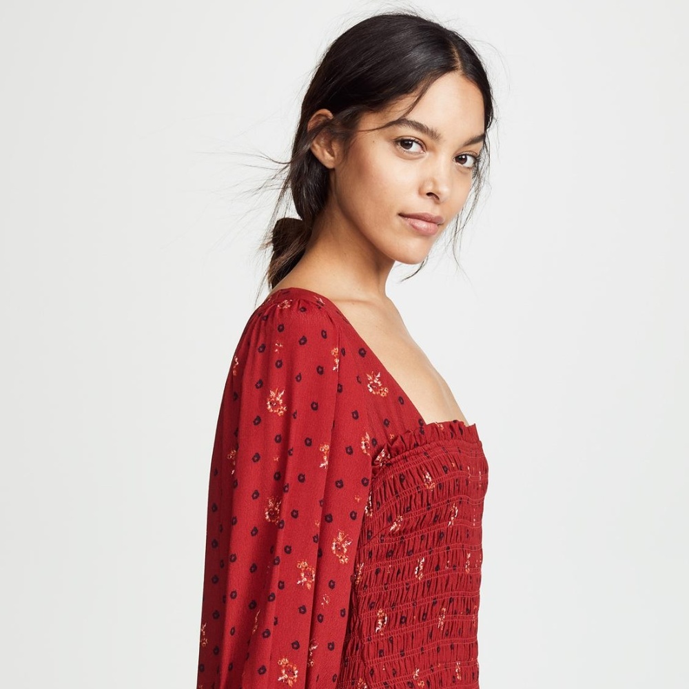 Free People Two Faces Print Mini Dress - Picture 2 of 7